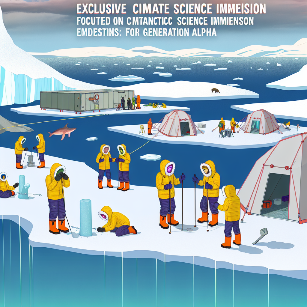 Antarctic Expedition Camps for Gen Alpha: Exclusive Climate Science Immersion